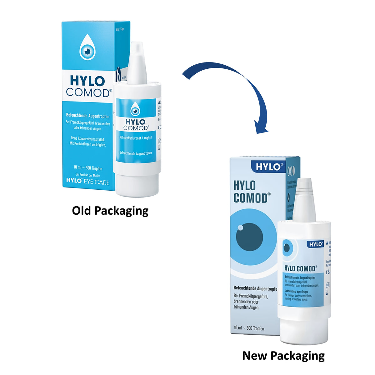 Hylo Comod Lubricating Eye Drops (10ml)