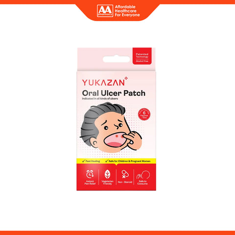 Yukazan Oral Ulcer Patch 6's (Non-Steroid)