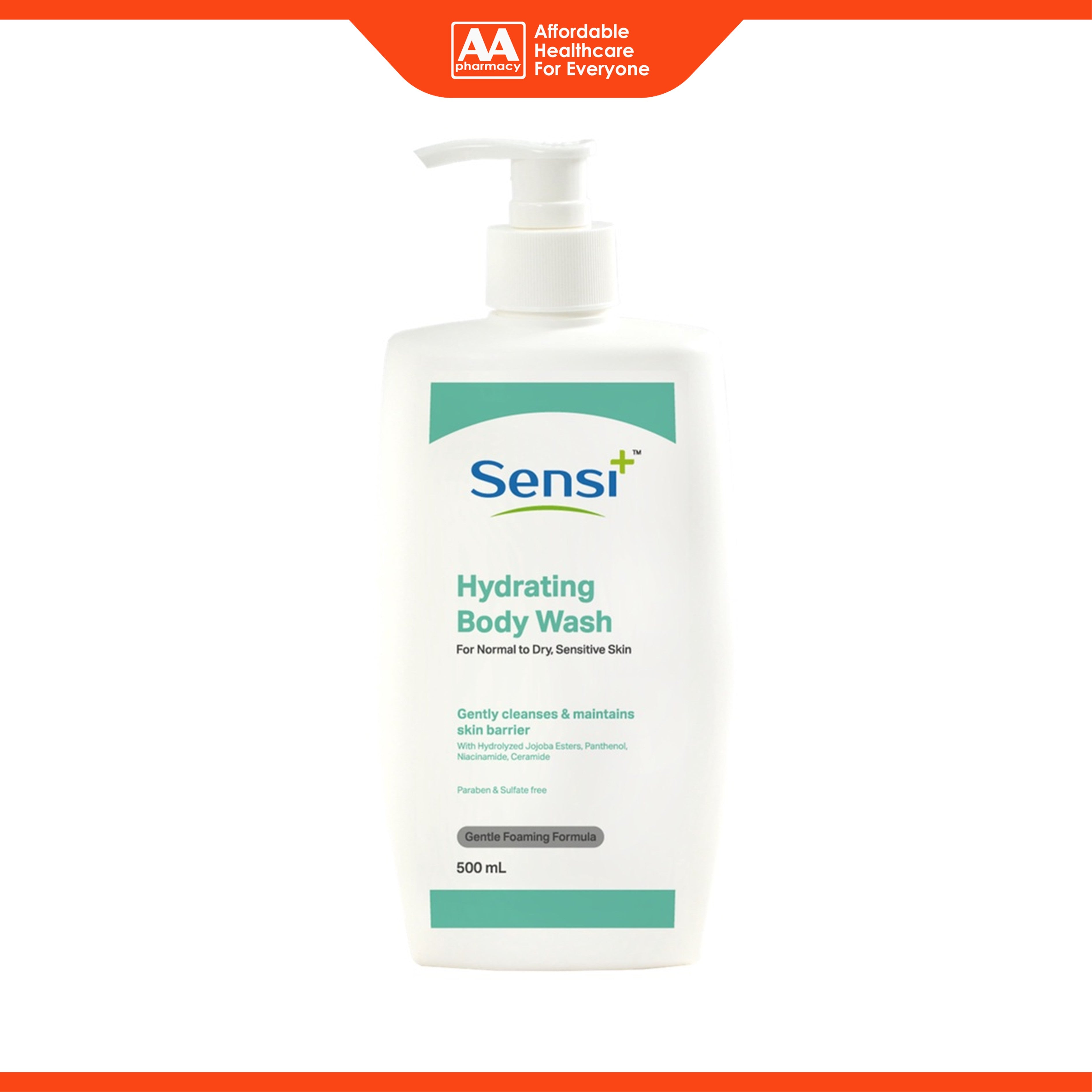 Sensi+ Hydrating Body Wash (500ml)