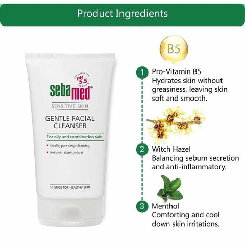 Sebamed Gentle Facial Cleanser (Oily & Combination Skin) 150mL