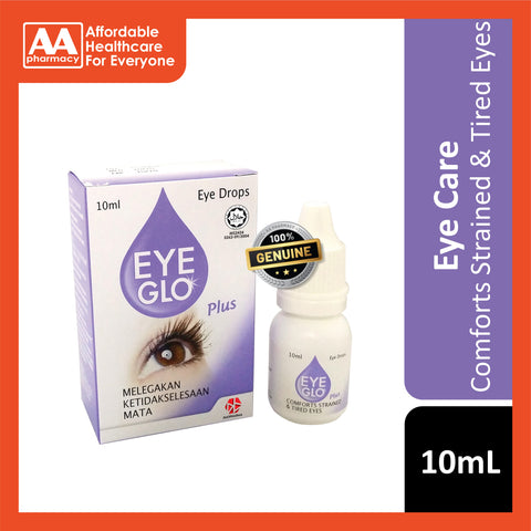 Eye Glo Plus Eye Drops 10mL (Comforts Strained and Tired Eyes)