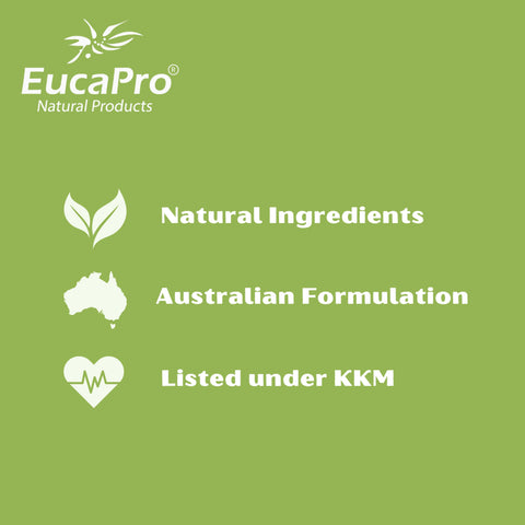 EucaPro Natural Disinfectant Eucalyptus Spray 200g (Pure Eucalyptus and Litsea Cubeba Oil)