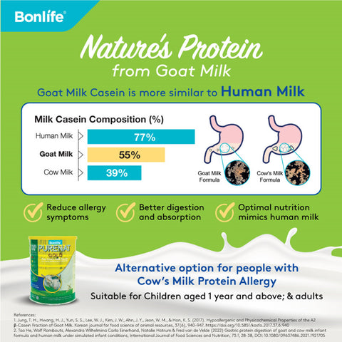 Bonlife Purenat Gold Goat Milk Powder 800g