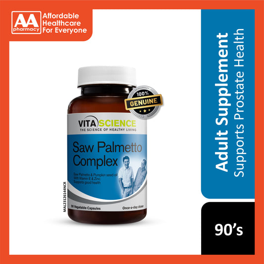 VitaScience Saw Palmetto Complex Vegecapsule 90's