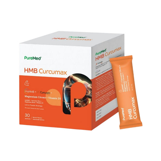 PureMed HMB Curcumax Sachet 30's (Lemon Flavour)