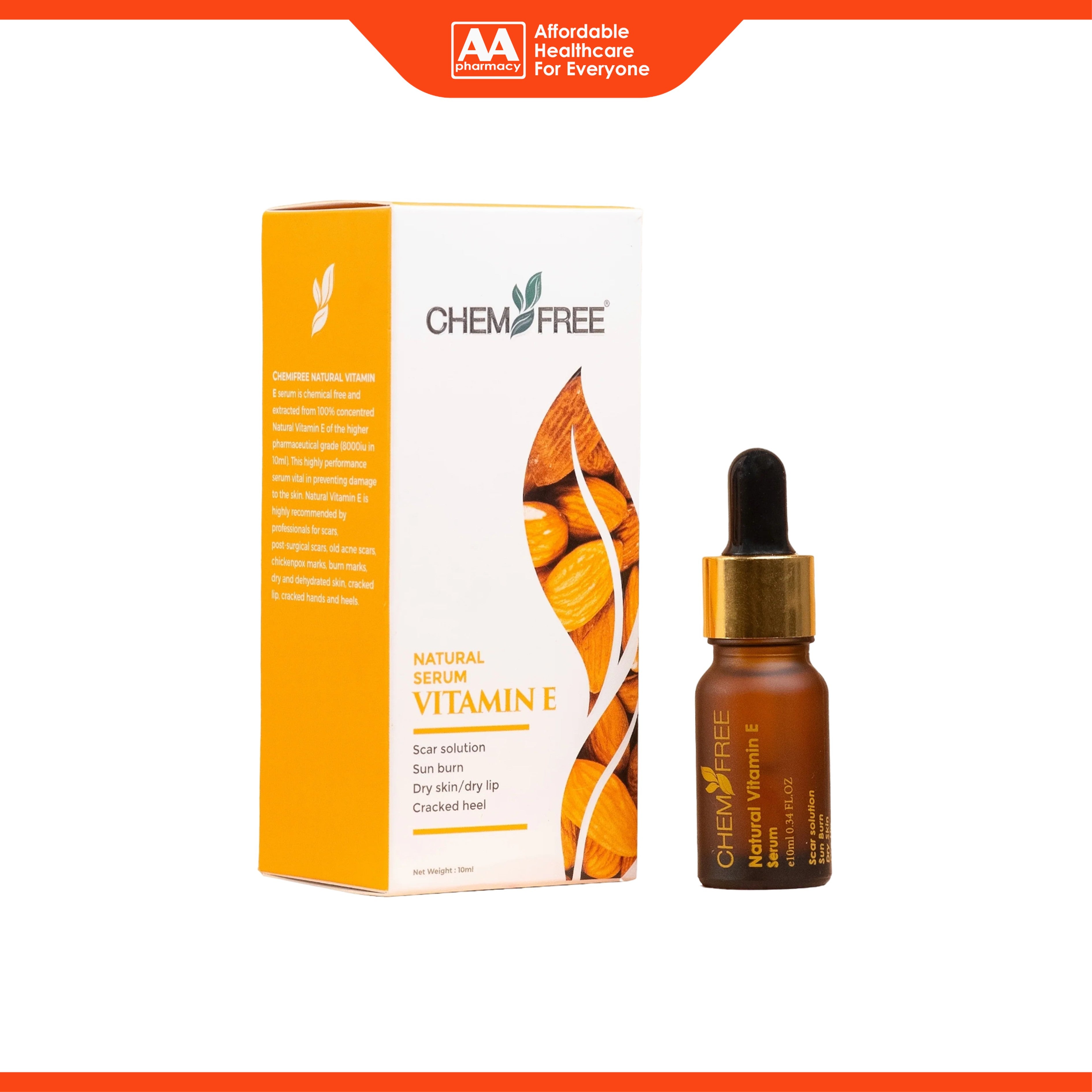 Chemifree Natural Vitamin E Serum (10ml)