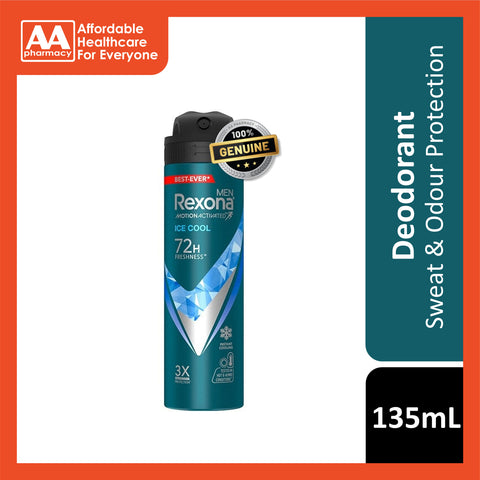 Rexona Men Antiperspirant Spray (Ice Cool 72H Freshness) 135mL