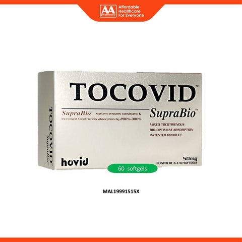 Tocovid SupraBio Mixed Tocotrienols 50mg Softgel 6x10's