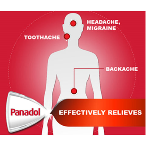 Panadol Extra (Paracetamol 500mg/Caffeine 65mg) Caplet 2x6's