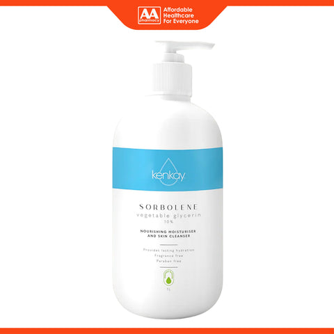 Kenkay Sorbolene With 10% Vegetable Glycerin Nourishing Moisturiser and Skin Cleanser 1L