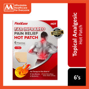 FlexiEase Far Infrared Pain Relief Hot Patch 6's