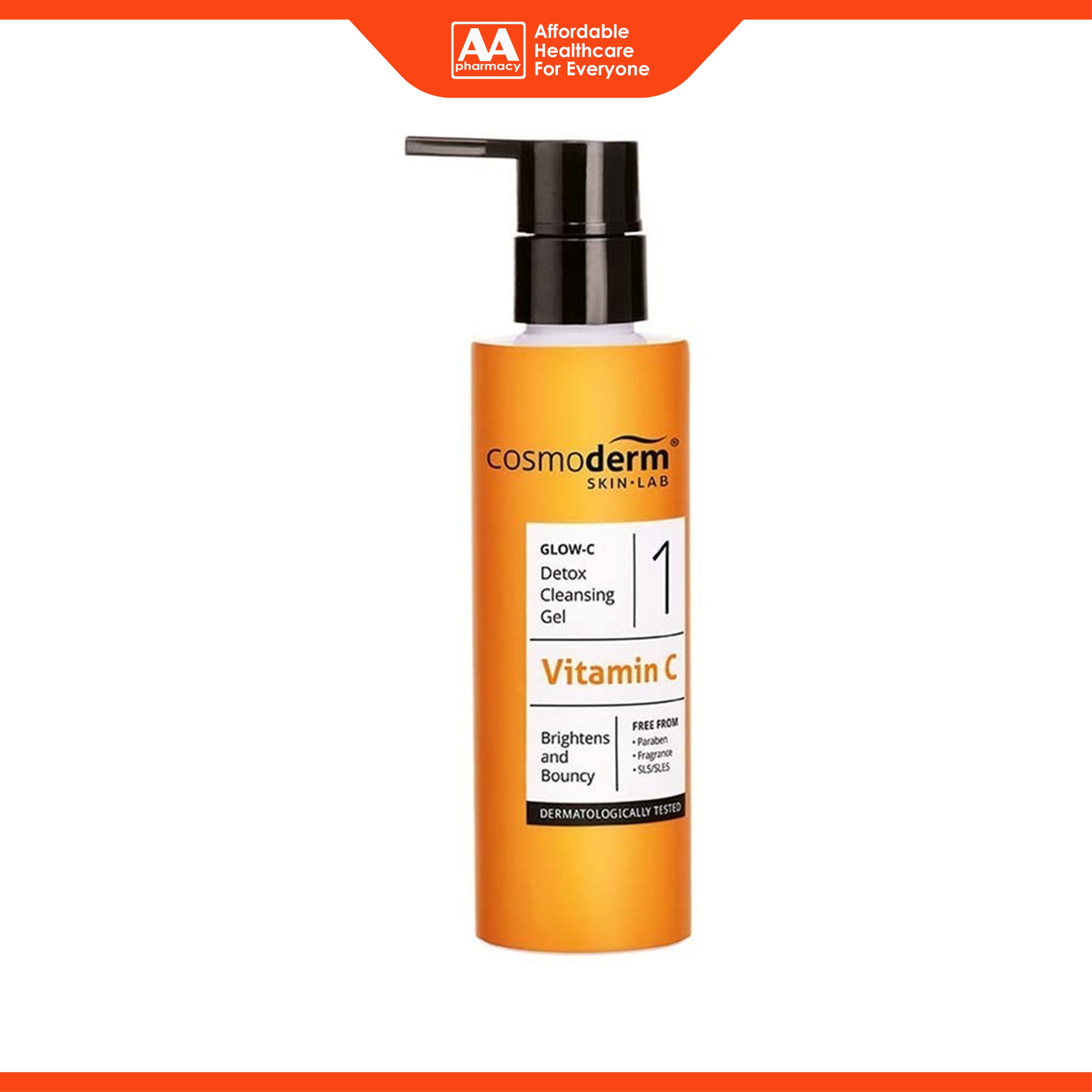 Cosmoderm Glow-C Detox Cleansing Gel (120ml)