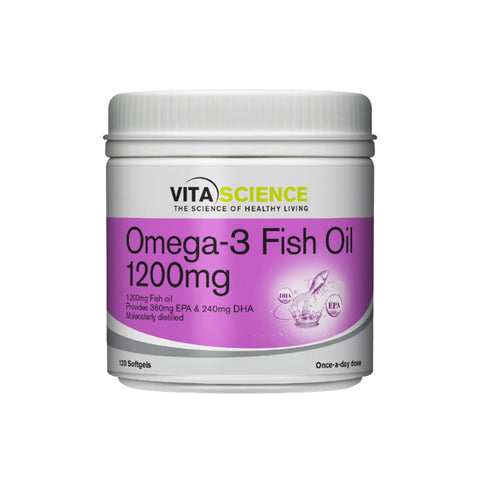 VitaScience Omega-3 Fish Oil 1200mg Softgel 120's