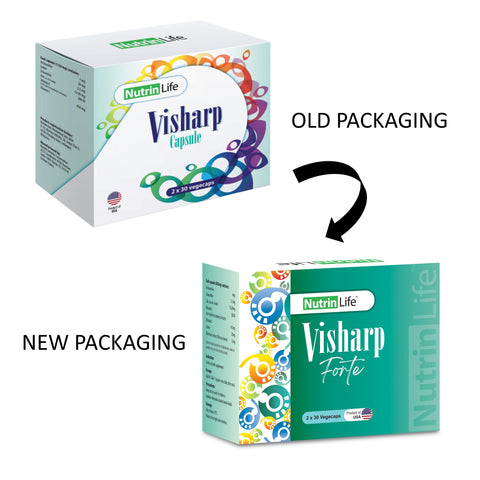 NutrinLife Visharp Forte Vegecapsule 2x30's [Improved Formulation]