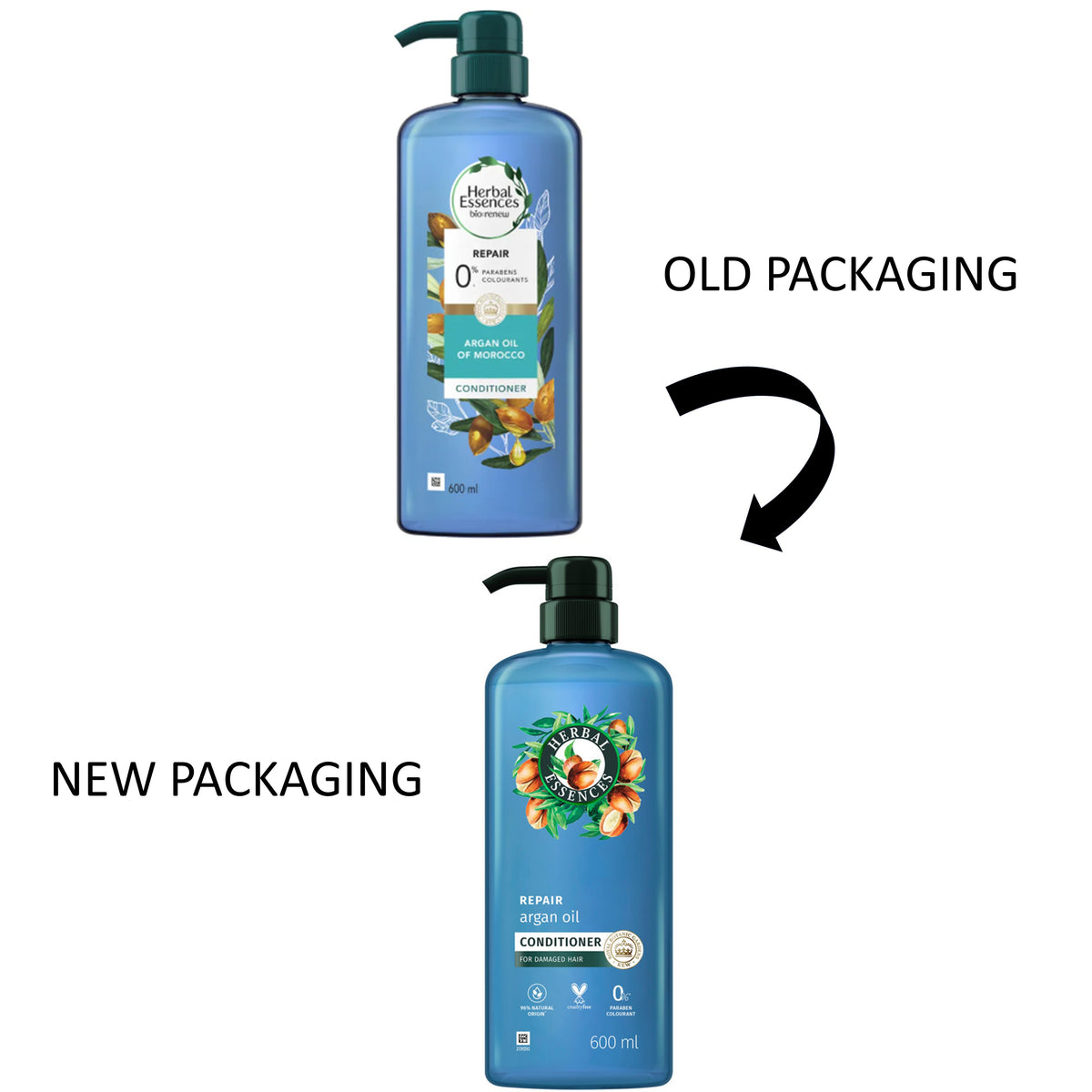 Herbal Essences Conditioner - Argan Oil, Repair (600ml)