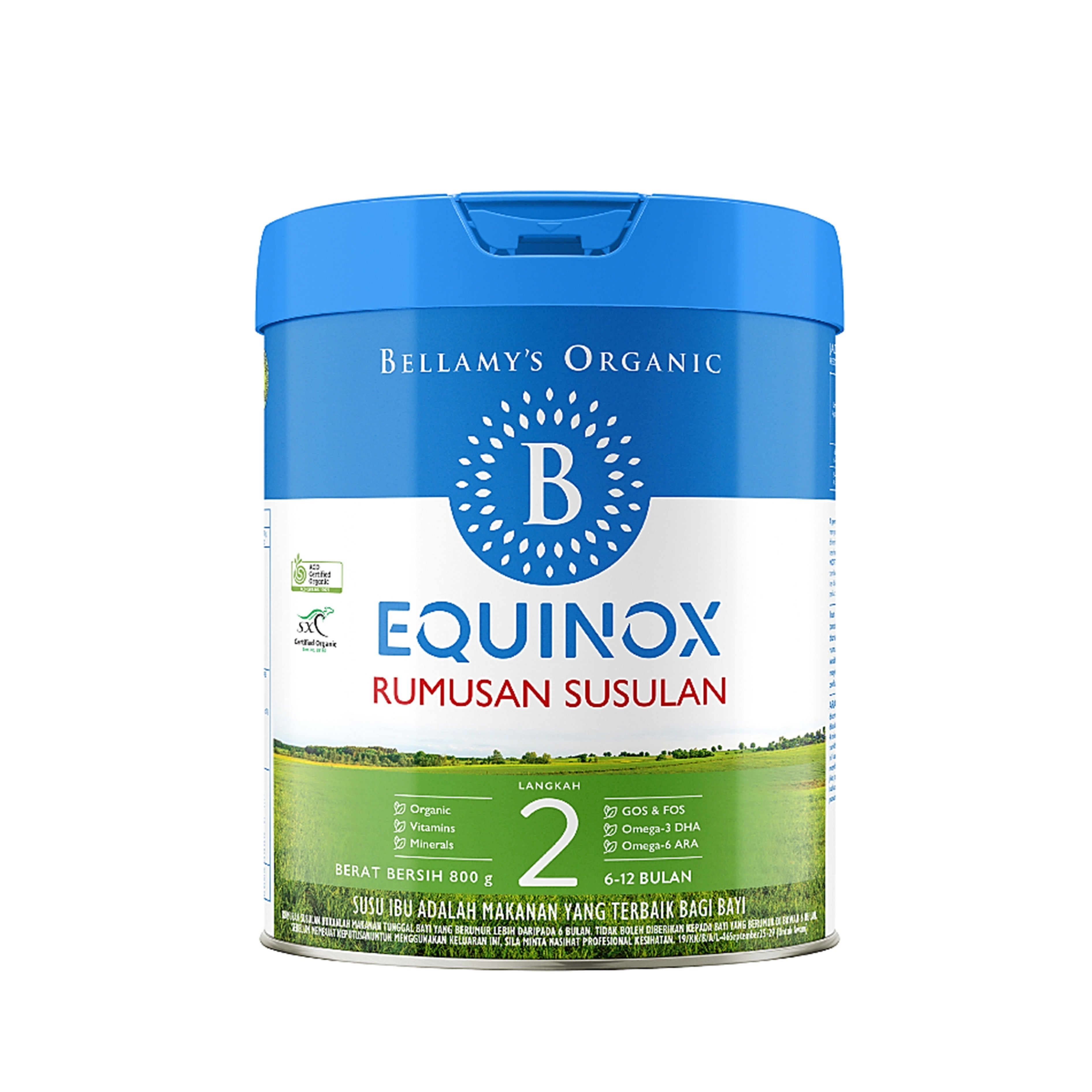 Bellamy's Organic Equinox Step 2 Follow On Formula (800g)