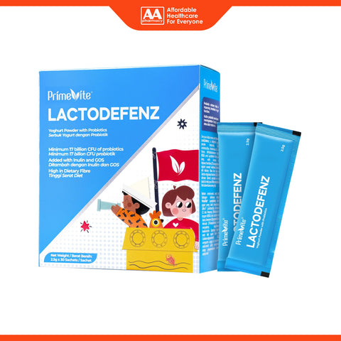 PrimeVite LactoDefenz Yoghurt Powder with Probiotics 2.5gx30's