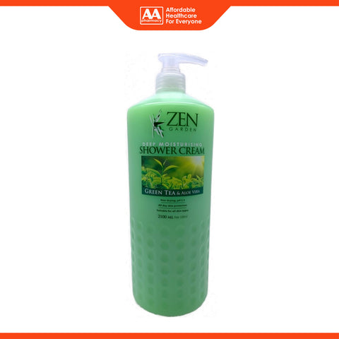 Zen Garden Shower Cream (Green Tea and Aloe Vera) 2.1L