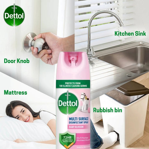 Dettol Multi-Surface Disinfectant Spray (Baby Blossom) 450mL