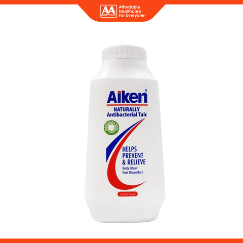 Aiken Naturally Antibacterial Talcum Powder 500g