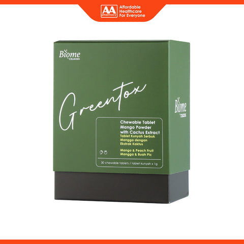 Biome Greentox (Mango Powder with Cactus Extract) Chewable Tablet 30's