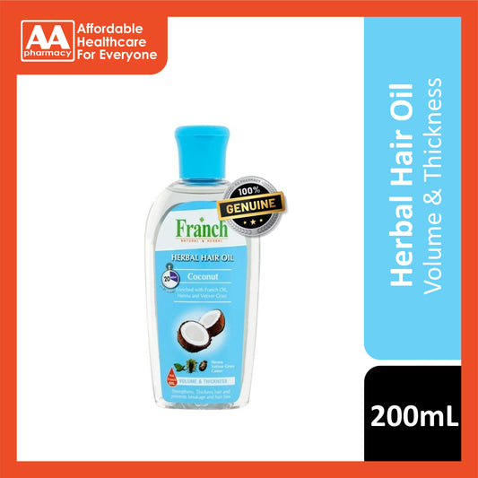 Franch Herbal Hair Oil Coconut 200mL