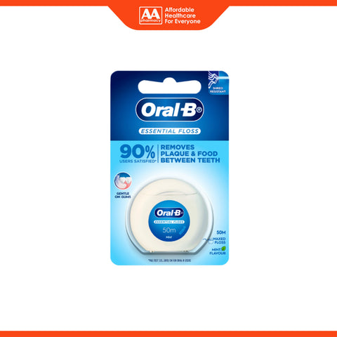 Oral-B Essential Waxed Floss 50m 1's