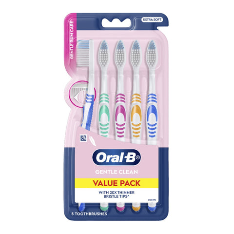 Oral-B Toothbrush (Gentle Clean, Extra Soft) 5's