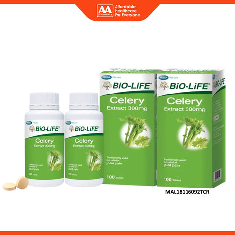 Bio-Life Celery Extract 300mg Tablet 2x100's