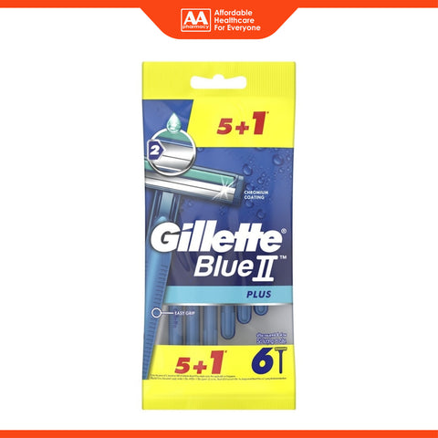 Gillette Blue II Plus Disposable Razor 5+1's