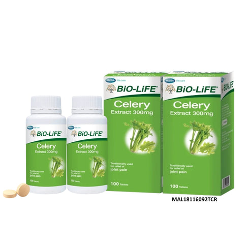 Bio-Life Celery Extract 300mg Tablet 2x100's