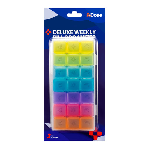 A-Dose Deluxe Weekly Pill Organizer (21 Compartments) 1's