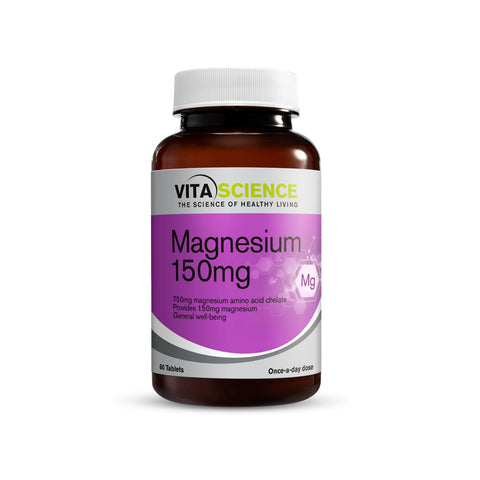 [CLEARANCE] [EXP 14/08/2026] VitaScience Magnesium 150mg Tablet 60's