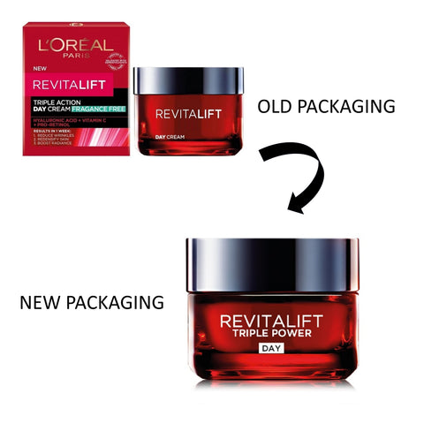 L'Oréal Paris RevitaLift Triple Power Age-Correcting Cream (Day) 50mL