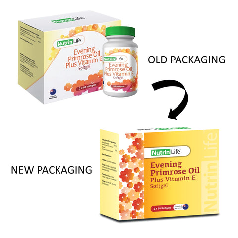 NutrinLife Evening Primrose Oil Plus Vitamin E Softgel 3x90's