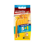 Gillette Nacet II Long Handle Disposable Razor 5+1's