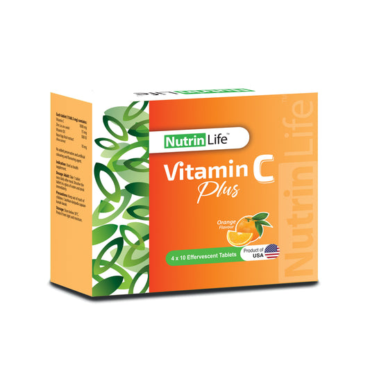 NutrinLife Vitamin C Plus Effervescent Tablet 4x10's