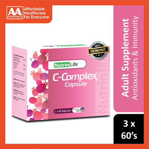 NutrinLife C-Complex Vegecapsule 3x60's
