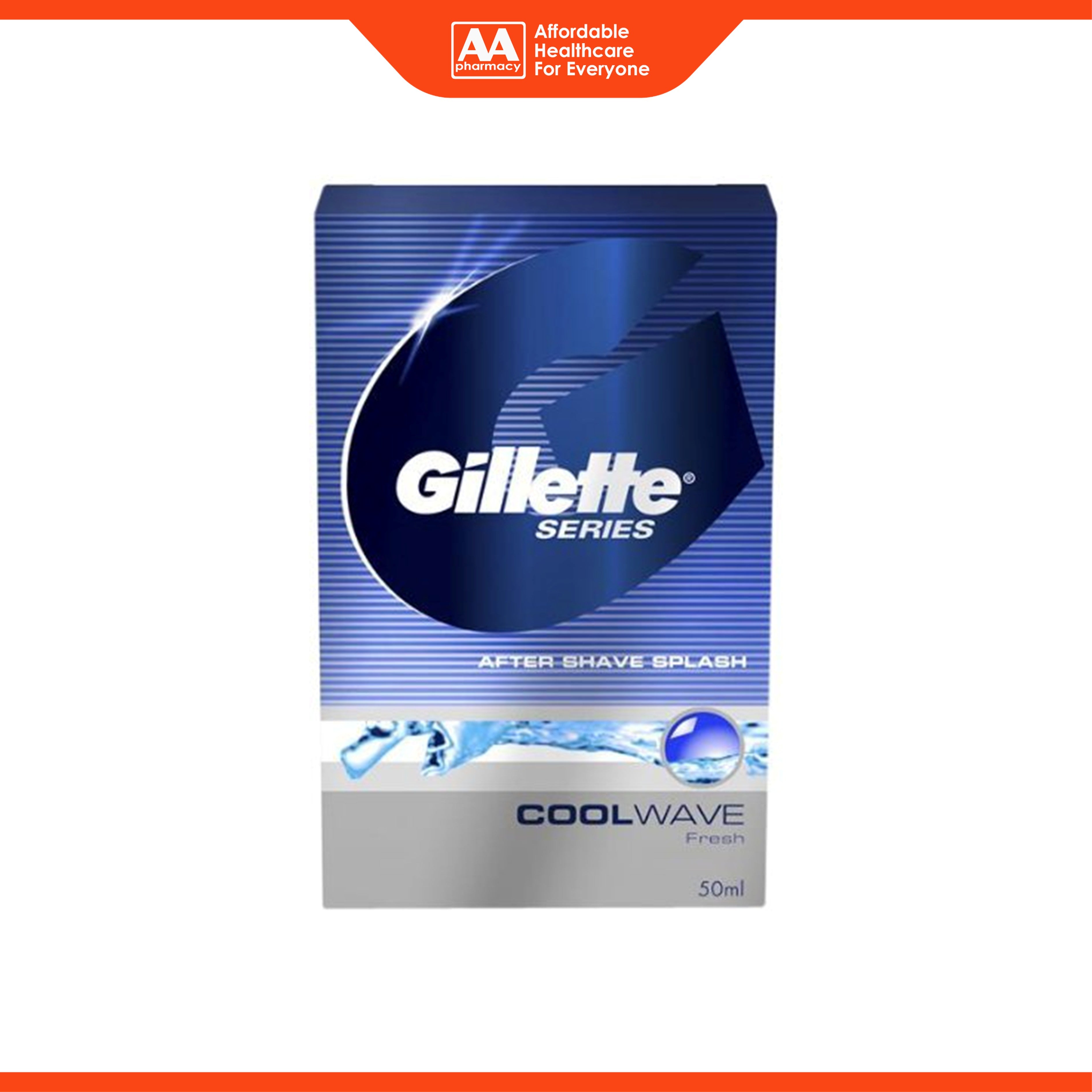 Gillette Series After Shave Splash (Cool Wave, Fresh) 50mL