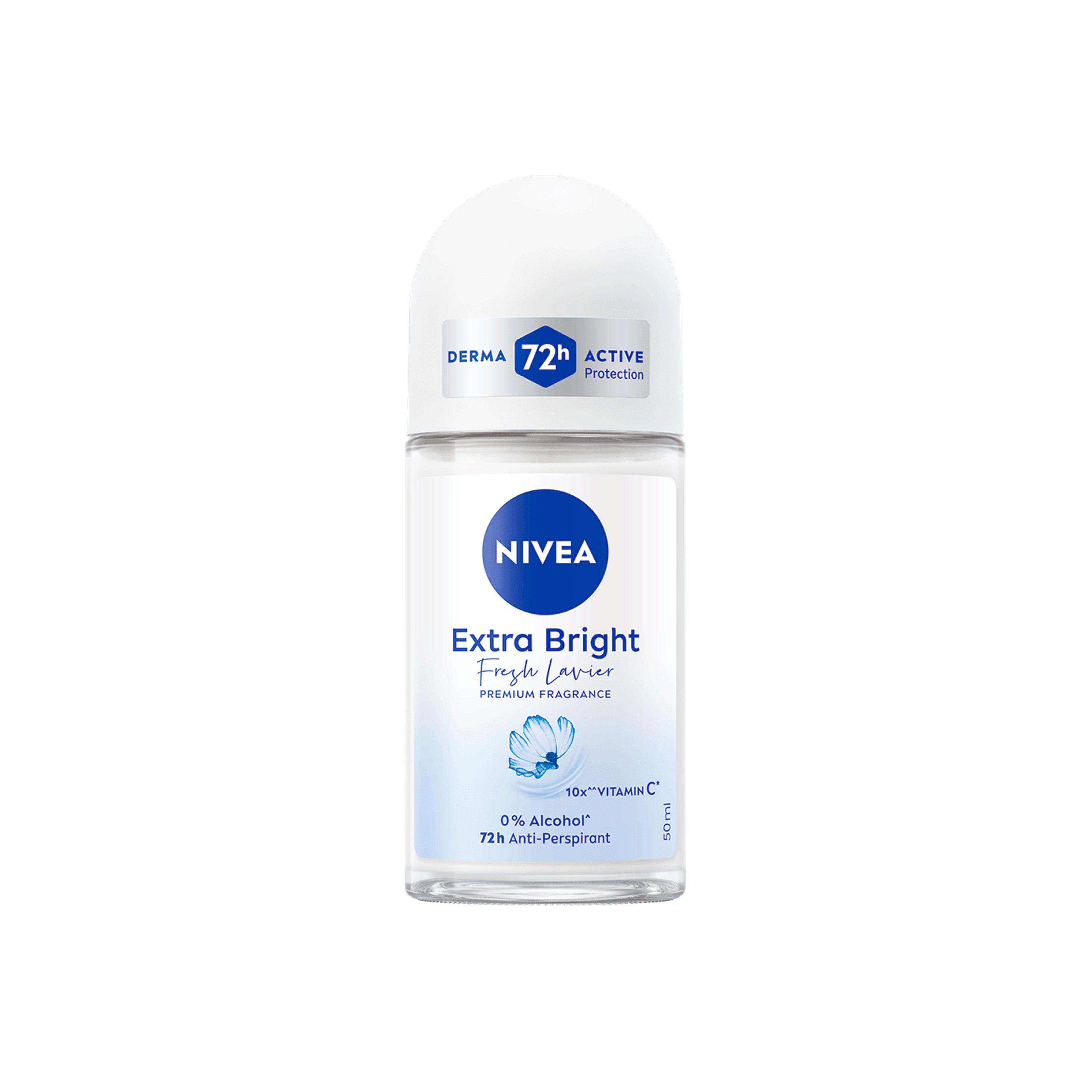 Nivea Extra Bright (Fresh Lavier Aqua Breeze) 72H Anti-Perspirant Roll On 50mL