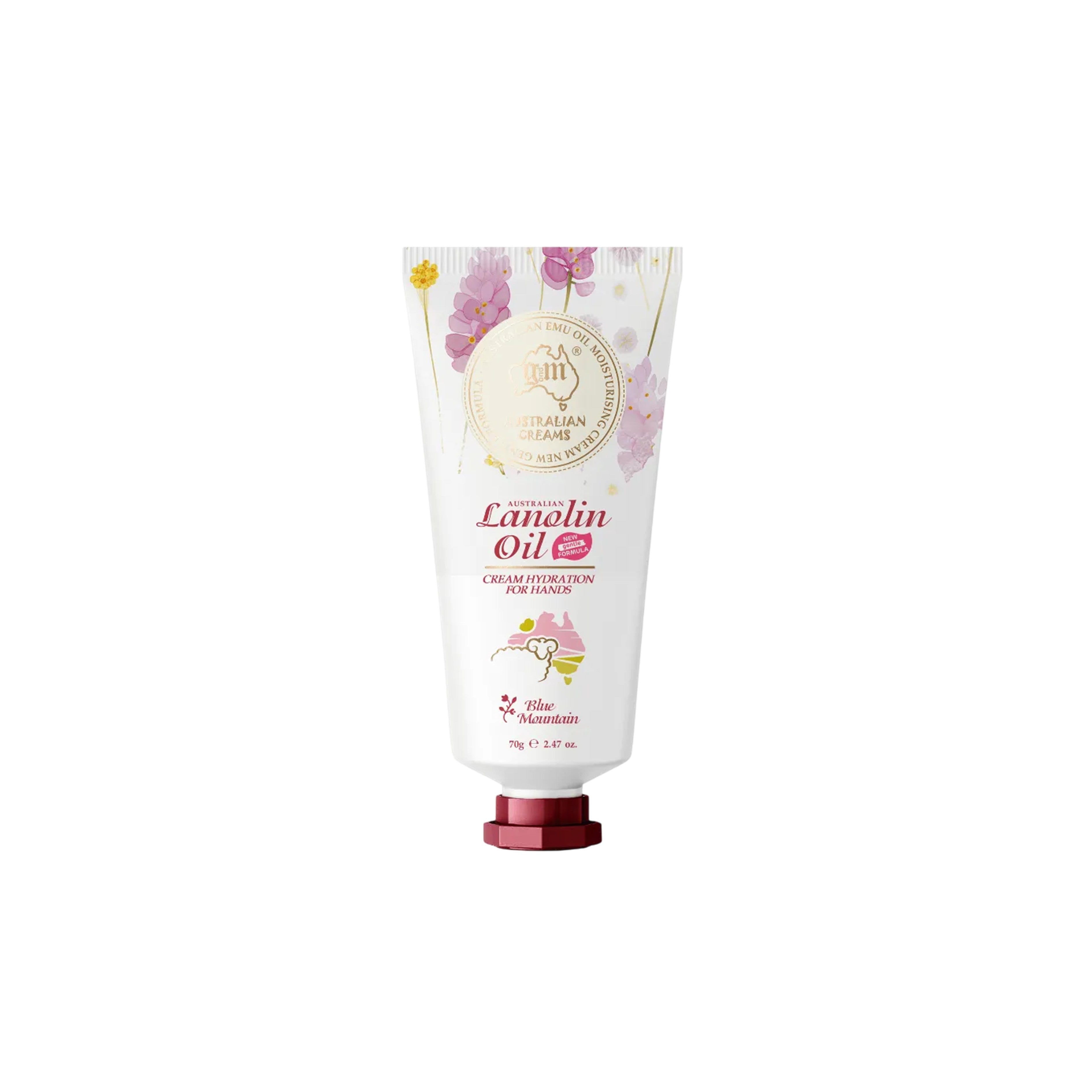 G and M Australian Cream Lanolin Oil Moisturising Cream with Emu Oil (70g) - Blue Mountains