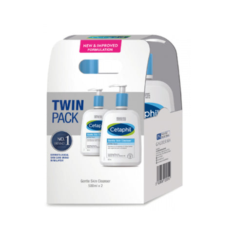 Cetaphil Gentle Skin Cleanser 500mLx2's