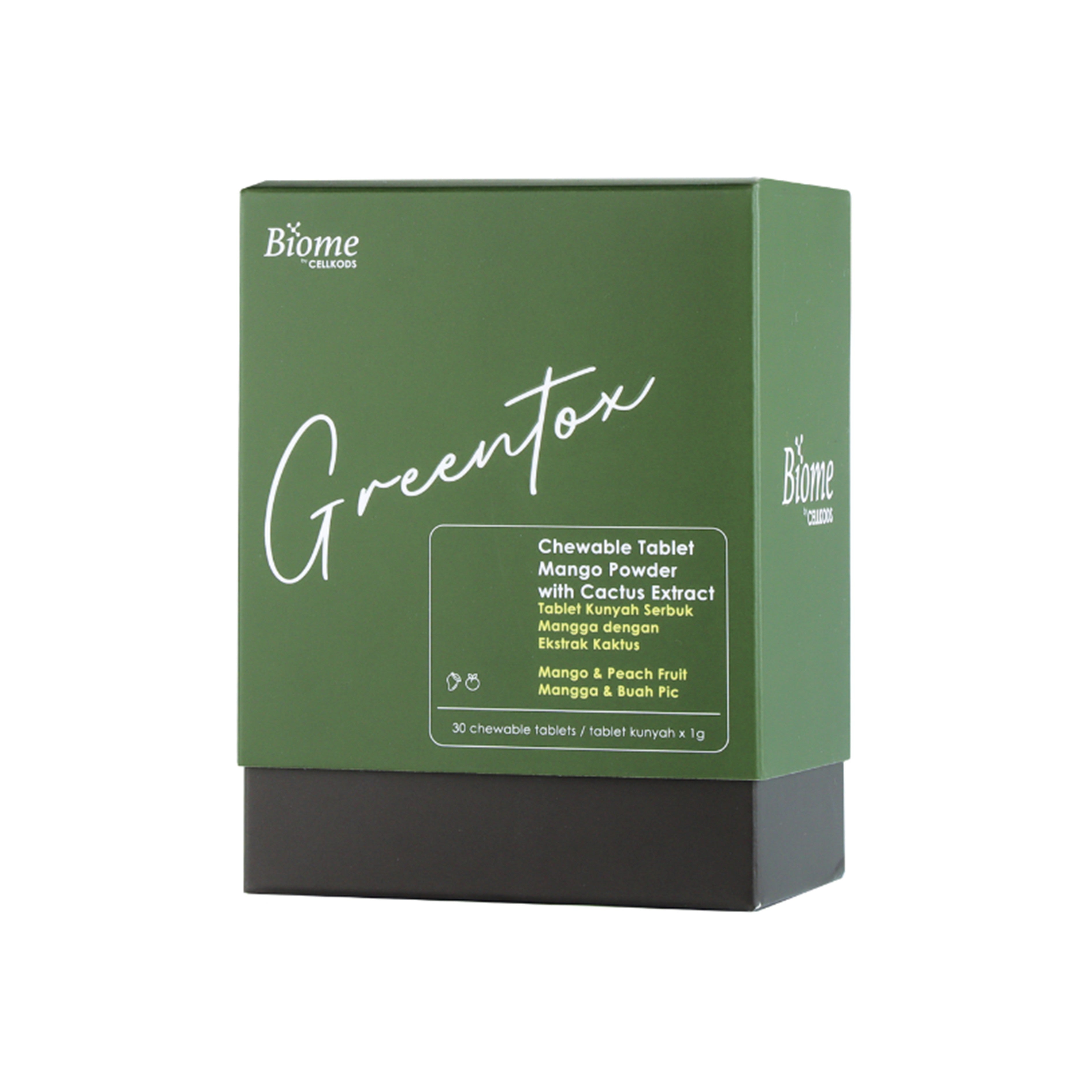 Biome Greentox (Mango Powder with Cactus Extract) Chewable Tablet 30's