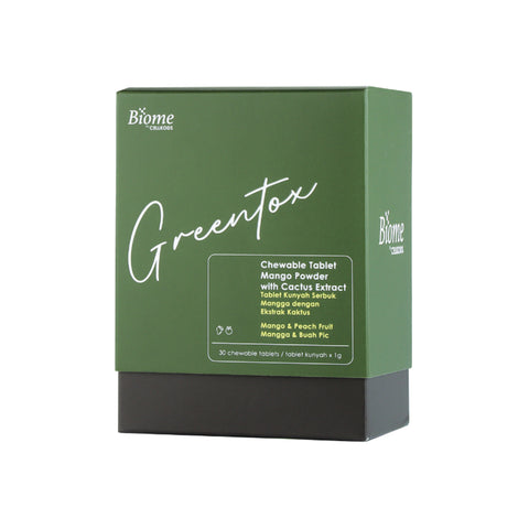 Biome Greentox (Mango Powder with Cactus Extract) Chewable Tablet 30's