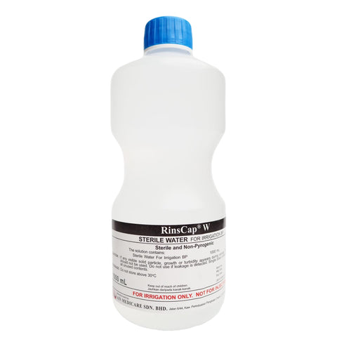 RinsCap W Sterile Water For Irrigation BP 1000mL