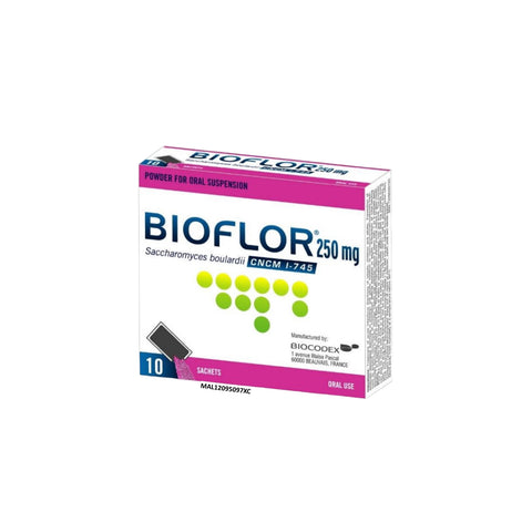 Bioflor (Saccharomyces boulardii CNCM I-745) 250mg Sachet 10's – AA ...