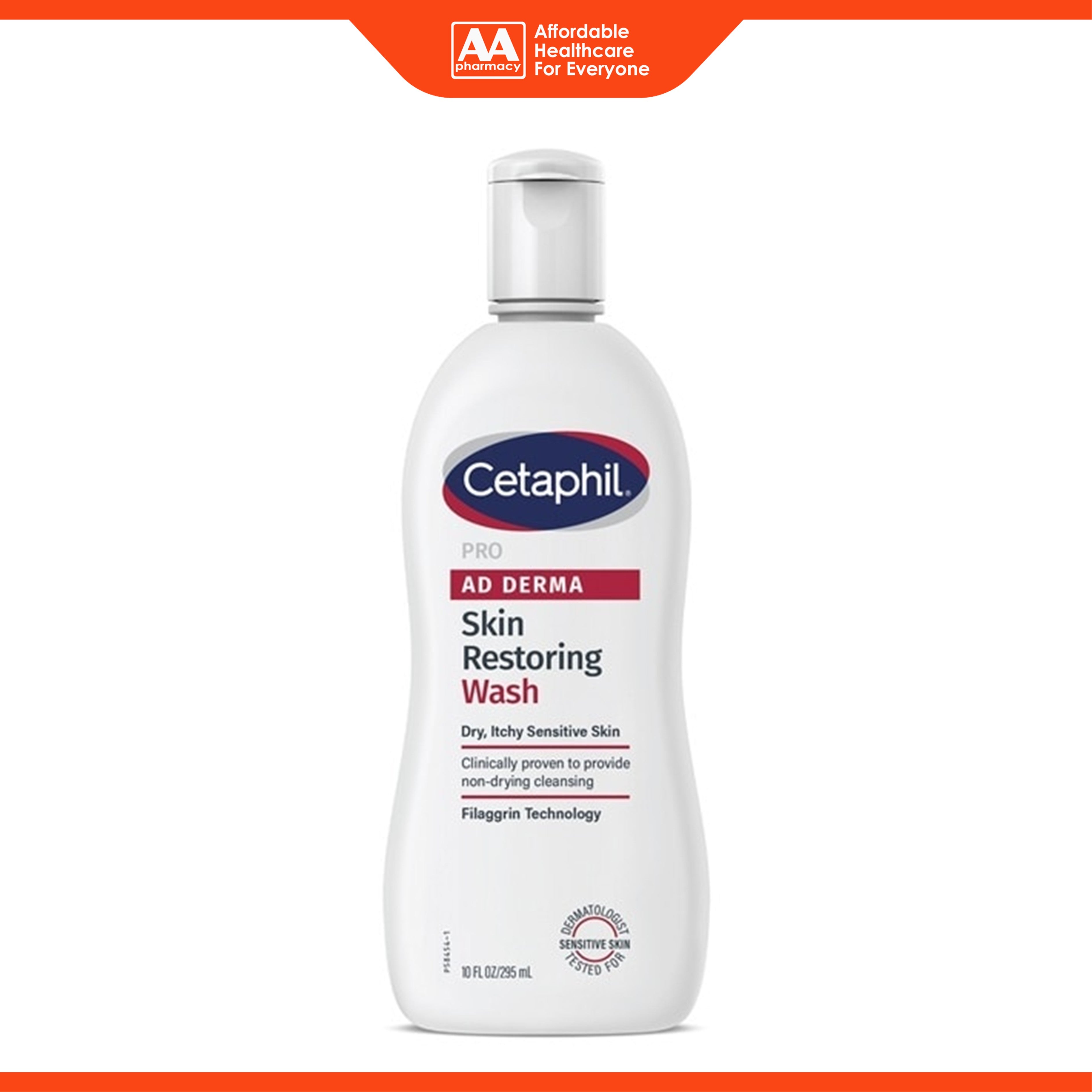 Cetaphil PRO AD Derma Skin Restoring Wash 295mL