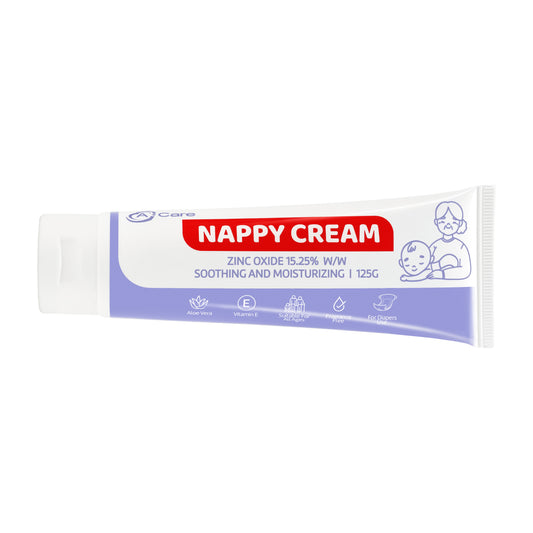 A-Care Nappy Cream (Zinc Oxide 15.25% w/w) 125g