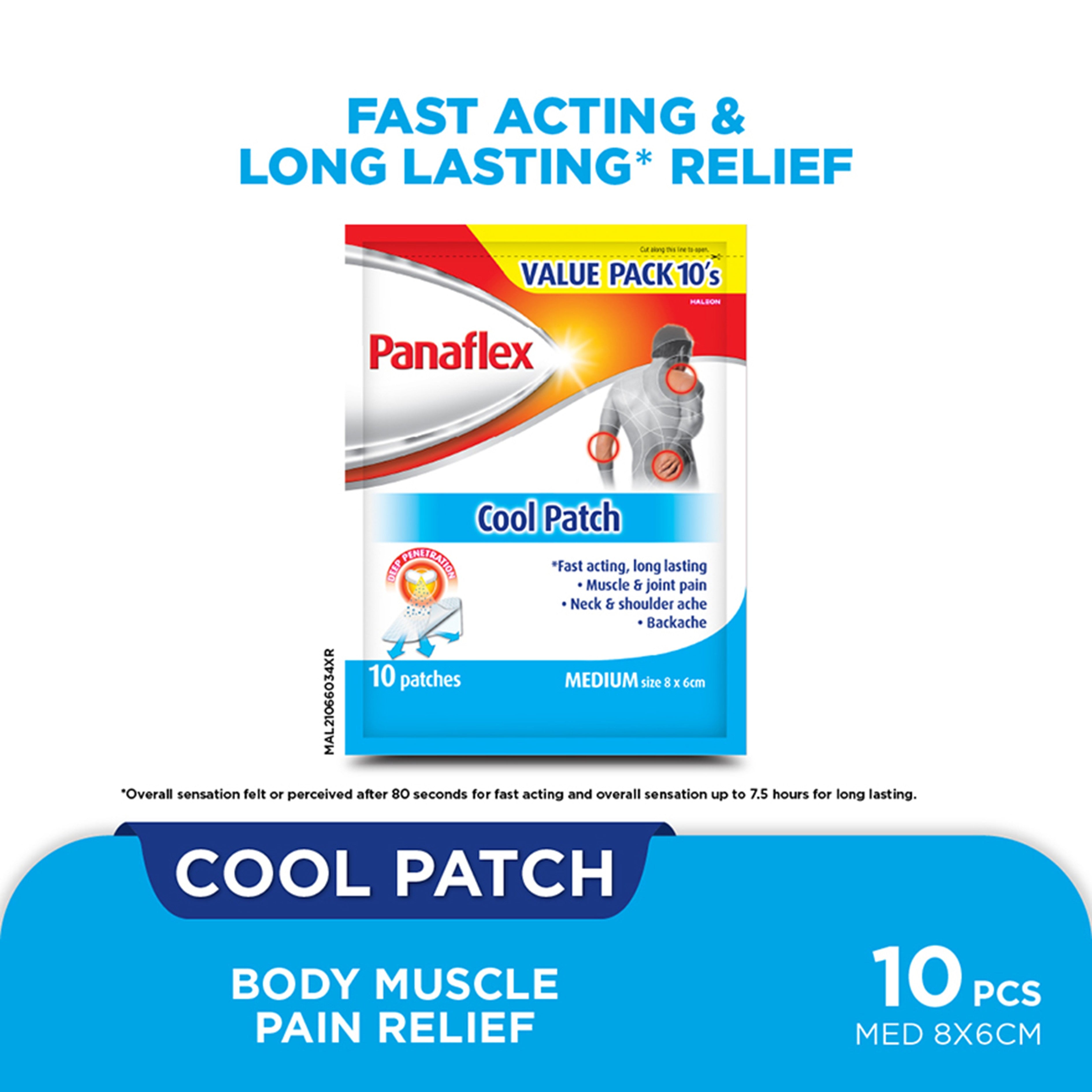 Panaflex Cool Patch 10's [Value Pack]