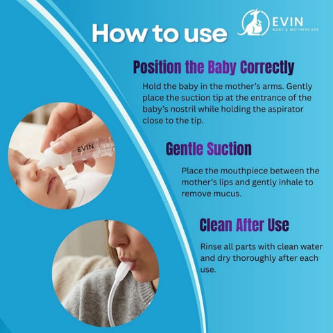 Evin Manual Nasal Aspirator 1's
